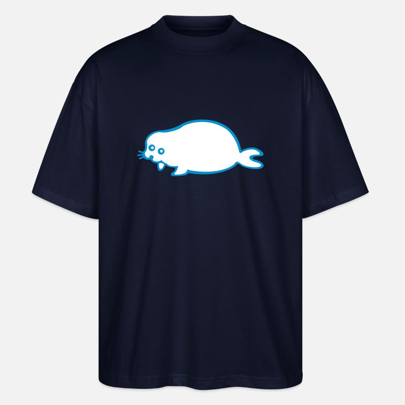 Baby - Robbe - Stanley/Stella Oversized Unisex Bio T-Shirt Blaster 2.0 - Navy