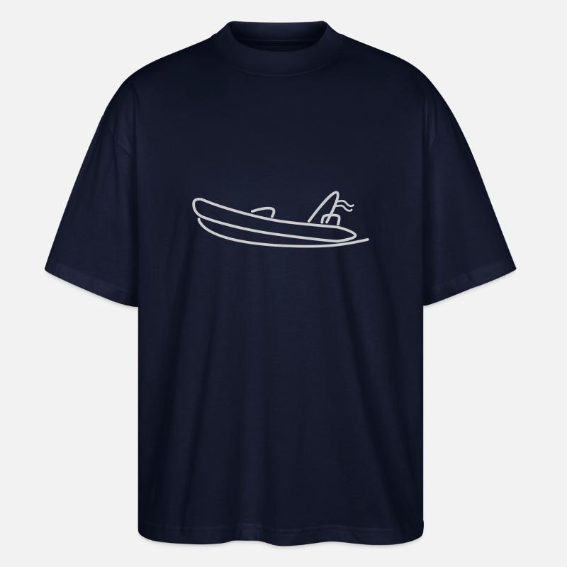 Schlauchboot - Stanley/Stella Oversized Unisex Bio T-Shirt Blaster 2.0 - Navy