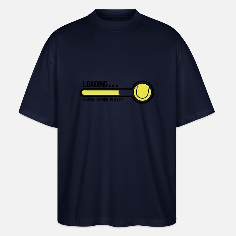 tennis loading super player1 - Stanley/Stella Oversized Unisex Organic T-shirt Blaster 2.0 - navy