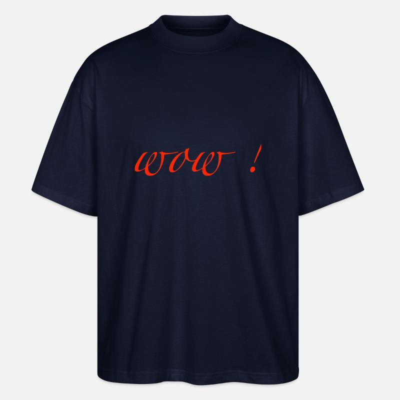 wow - Stanley/Stella Oversized Unisex Bio T-Shirt Blaster 2.0 - Navy