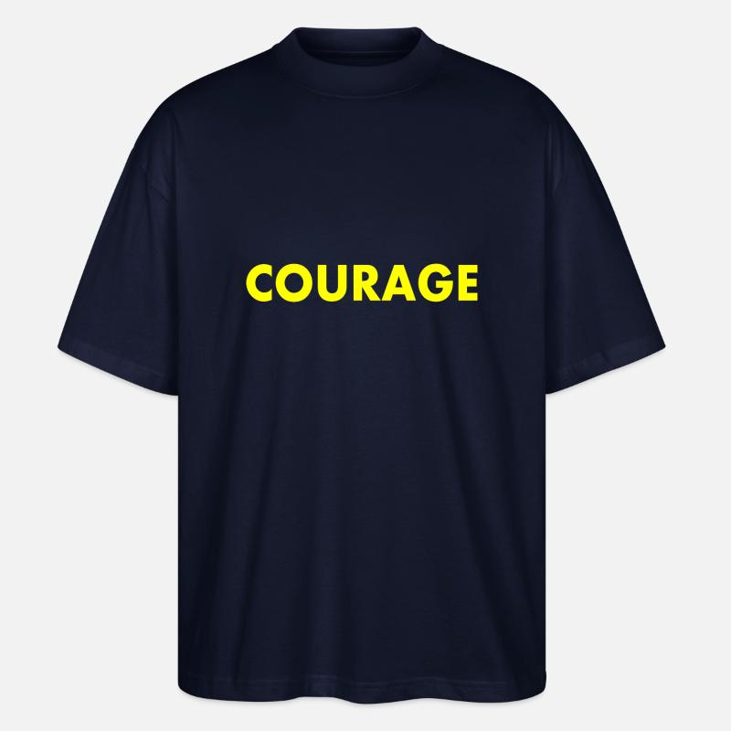 Courage - Stanley/Stella Oversized Unisex Bio T-Shirt Blaster 2.0 - Navy