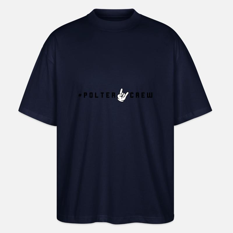 Polter Crew Polterabend - Stanley/Stella Oversized Unisex Bio T-Shirt Blaster 2.0 - Navy