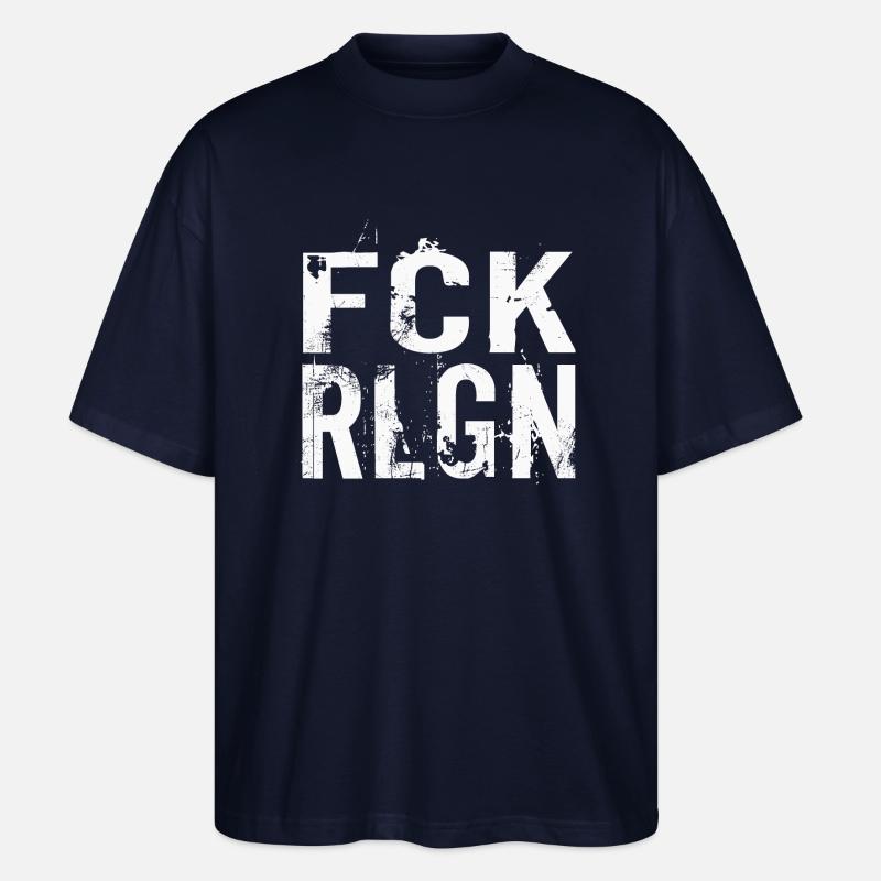 FCK RLGN - Stanley/Stella Oversized Unisex Bio T-Shirt Blaster 2.0 - Navy