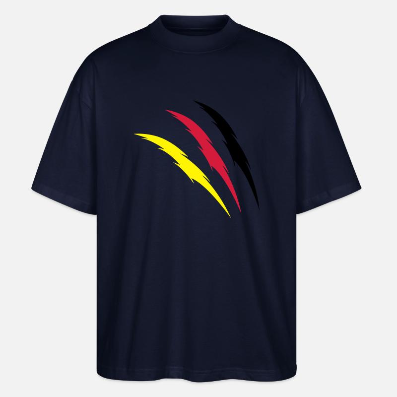 krallendeutschland - Stanley/Stella Oversized Unisex Bio T-Shirt Blaster 2.0 - Navy