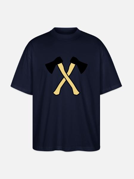 aexte icon - Stanley/Stella Oversized Unisex Bio T-Shirt Blaster 2.0 - Navy