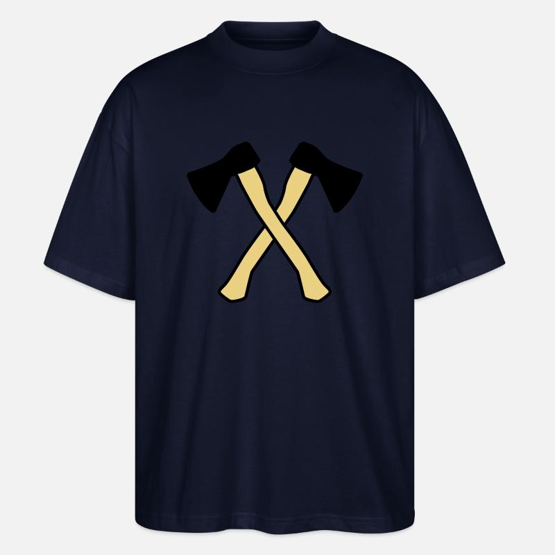 aexte icon - Stanley/Stella Oversized Unisex Bio T-Shirt Blaster 2.0 - Navy