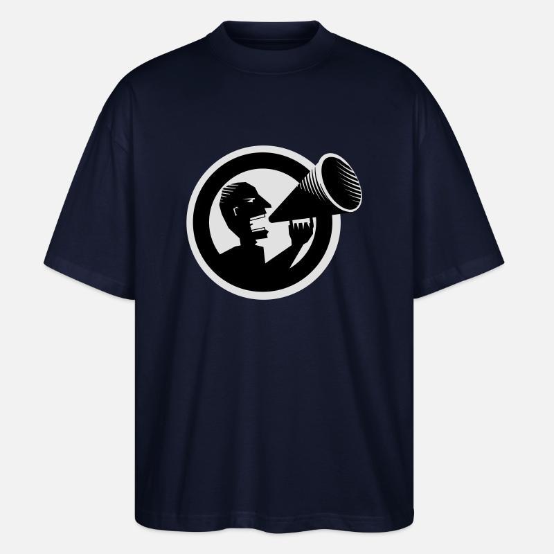 Der Schrei - Stanley/Stella Oversized Unisex Bio T-Shirt Blaster 2.0 - Navy
