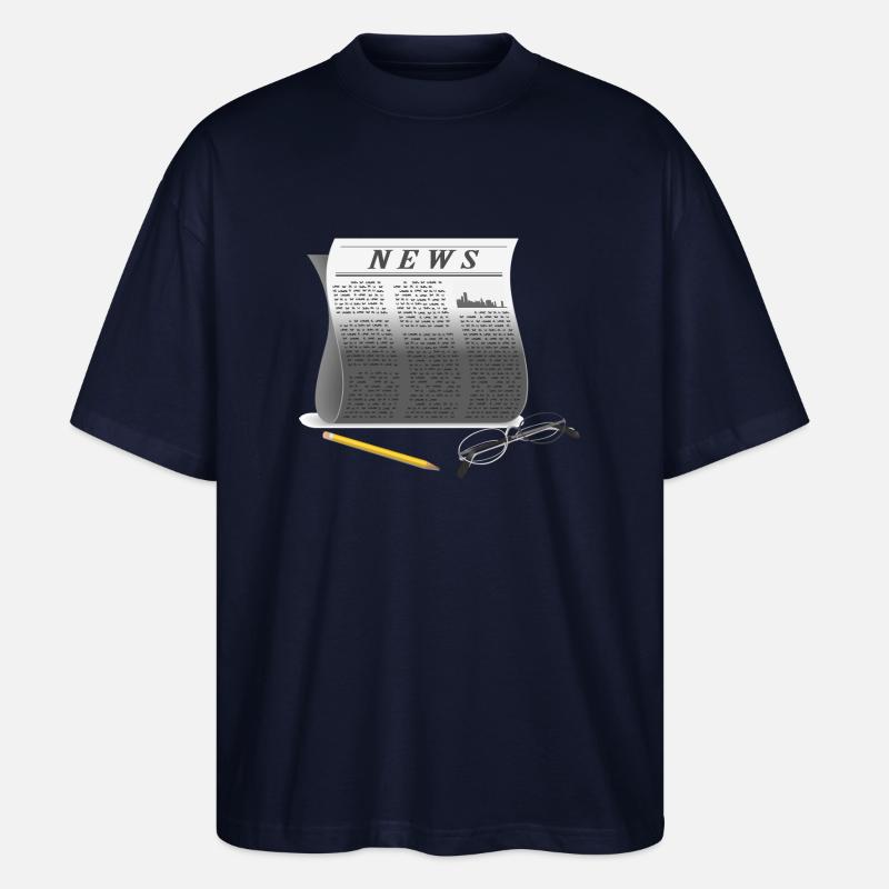 Zeitung - Stanley/Stella Oversized Unisex Bio T-Shirt Blaster 2.0 - Navy