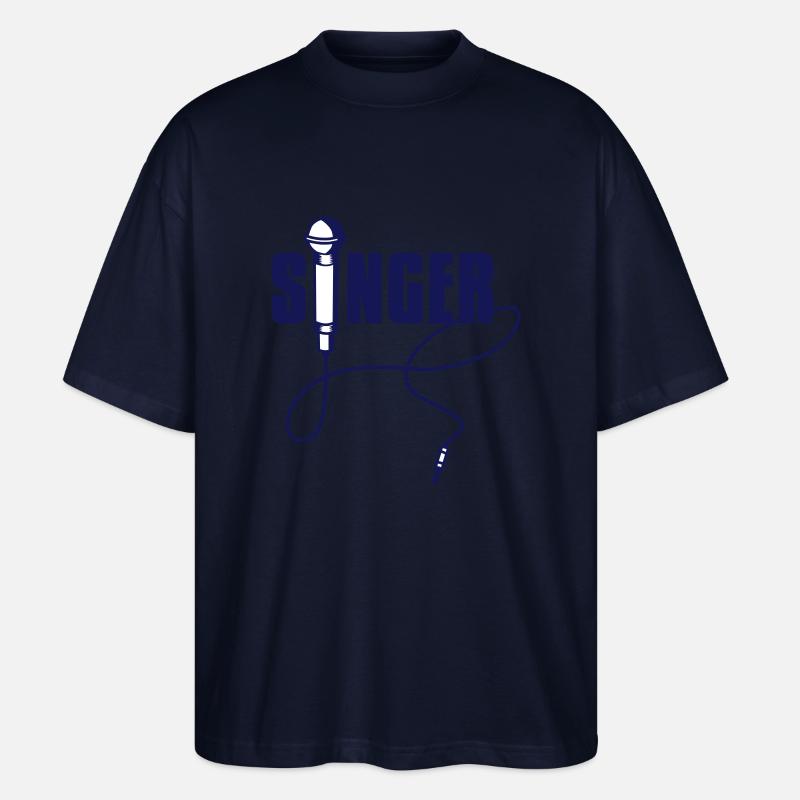singer - Stanley/Stella Oversized Unisex Bio T-Shirt Blaster 2.0 - Navy