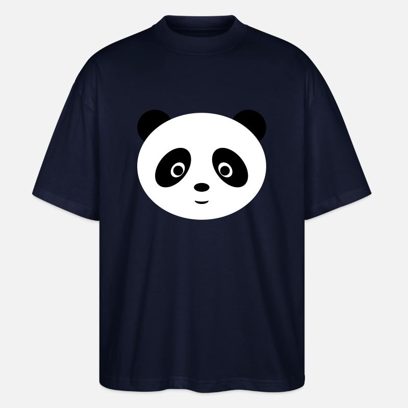 Panda doux - T-shirt bio Blaster 2.0 coupe oversize Stanley/Stella Unisexe - marine
