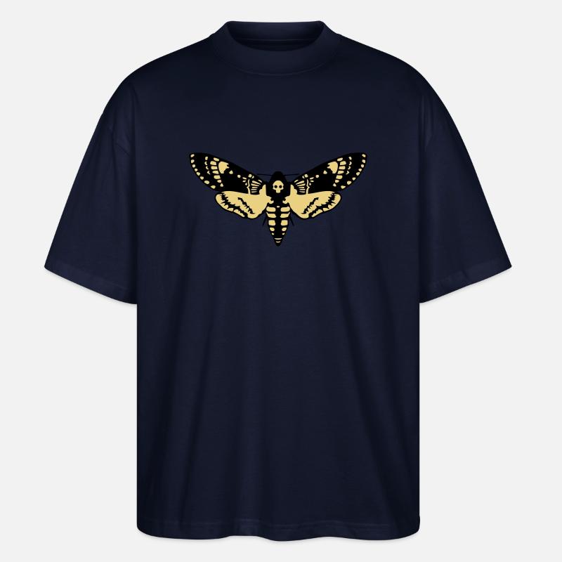 Sphinx Schädel butterfly skull - Stanley/Stella Oversized Unisex Bio T-Shirt Blaster 2.0 - Navy