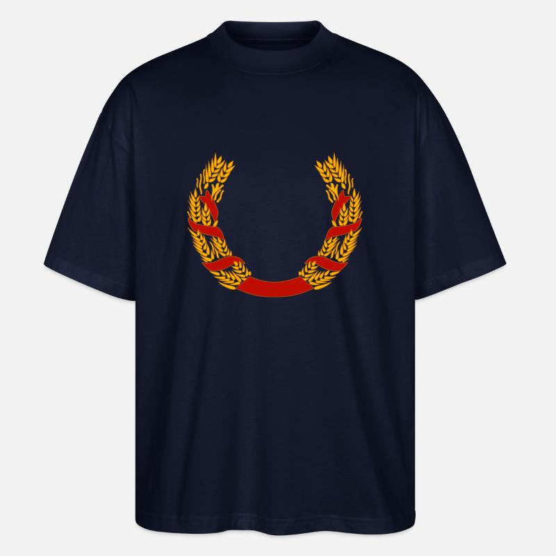 Weizen Kranz - Stanley/Stella Oversized Unisex Bio T-Shirt Blaster 2.0 - Navy