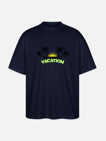 vacation3 - Stanley/Stella Oversized Unisex Bio T-Shirt Blaster 2.0 - Navy
