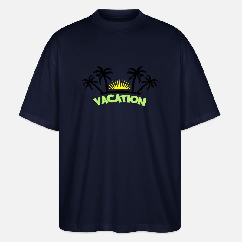 vacation3 - Stanley/Stella Oversized Unisex Bio T-Shirt Blaster 2.0 - Navy