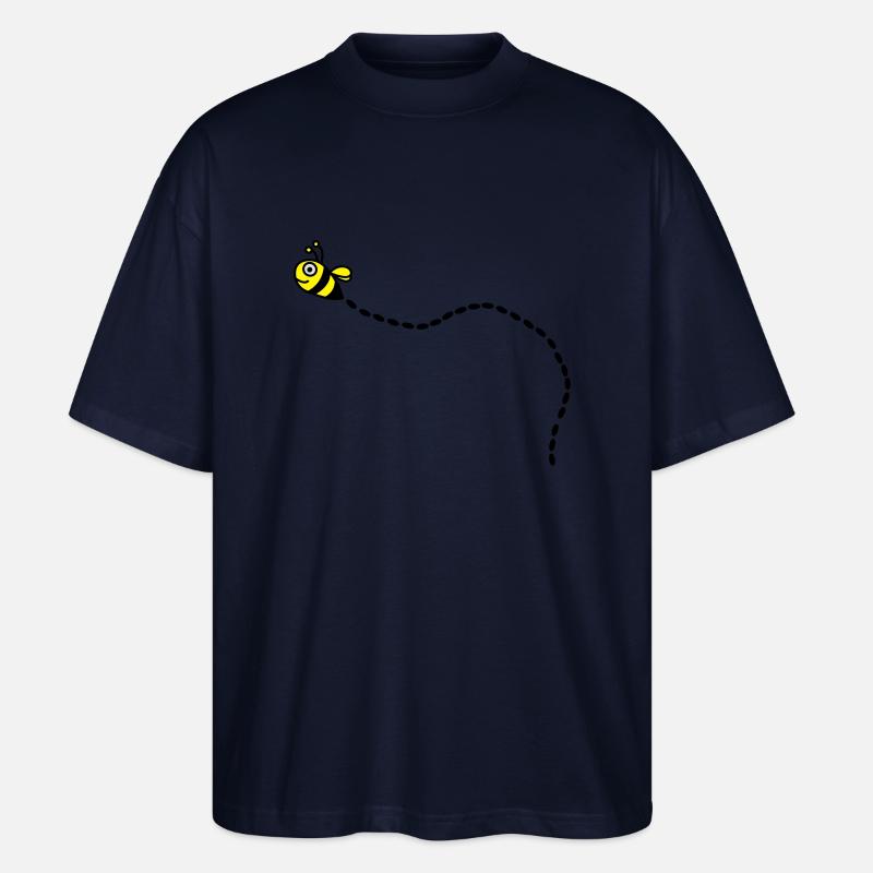 biene2 - Stanley/Stella Oversized Unisex Bio T-Shirt Blaster 2.0 - Navy