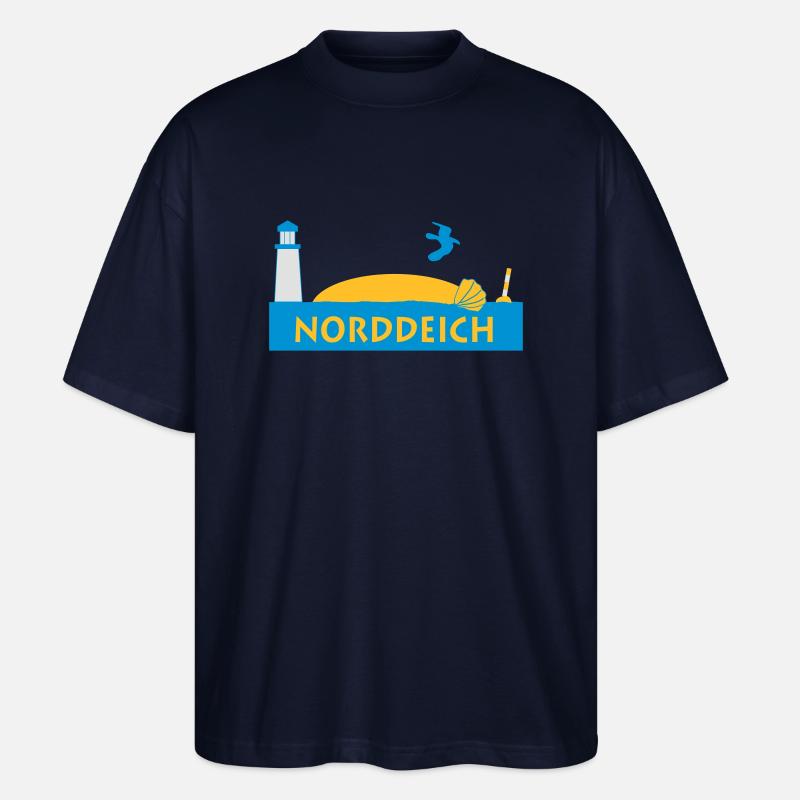 norddeich - Stanley/Stella Oversized Unisex Bio T-Shirt Blaster 2.0 - Navy