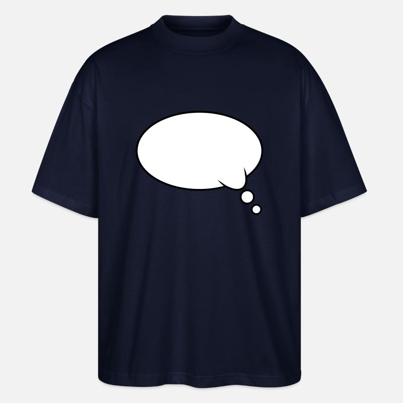 Pensée : Bubble Design - T-shirt bio Blaster 2.0 coupe oversize Stanley/Stella Unisexe - marine