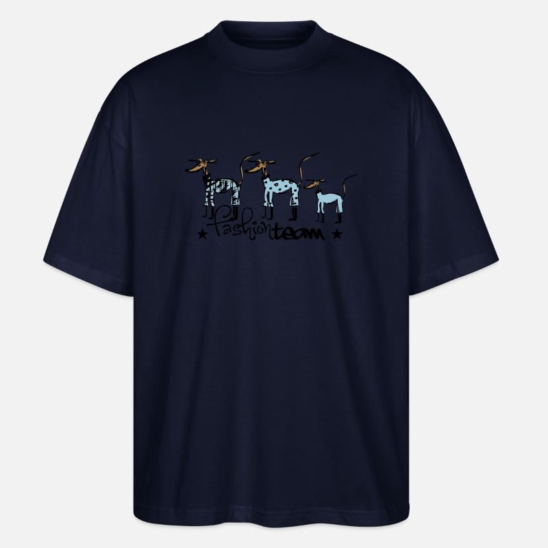 équipe de mode - T-shirt bio Blaster 2.0 coupe oversize Stanley/Stella Unisexe - marine