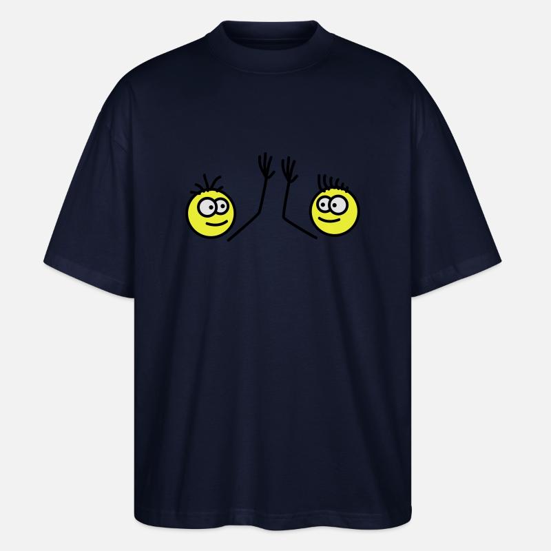 Bros - Stanley/Stella Oversized Unisex Bio T-Shirt Blaster 2.0 - Navy
