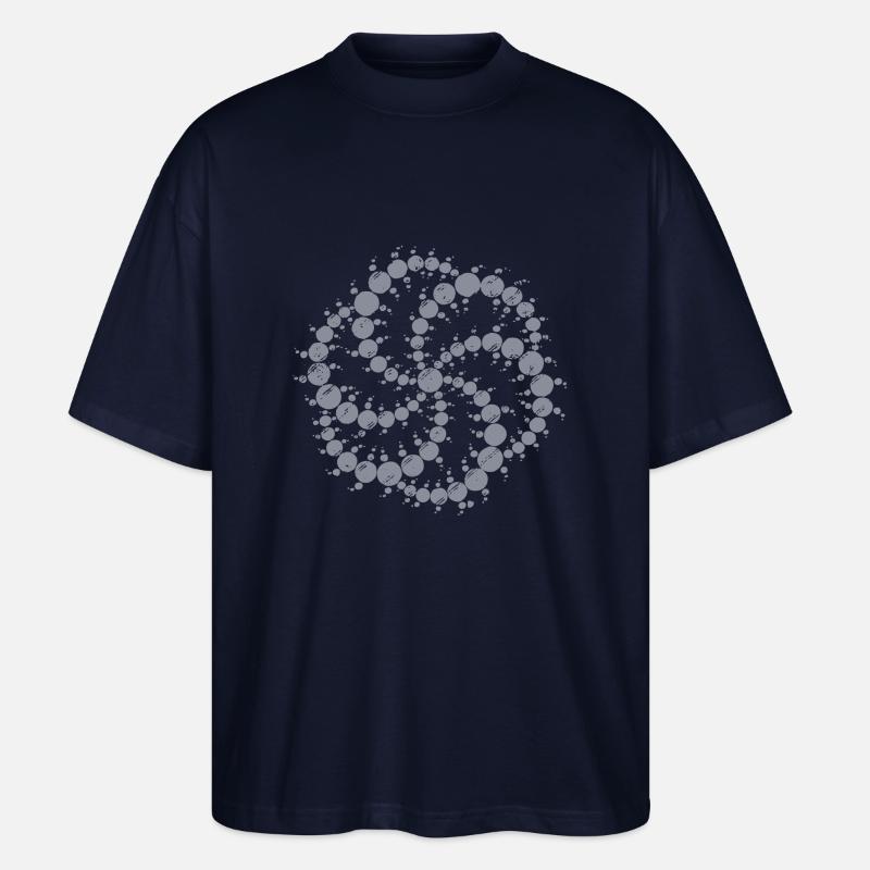 crop circle - Stanley/Stella Oversized Unisex Bio T-Shirt Blaster 2.0 - Navy