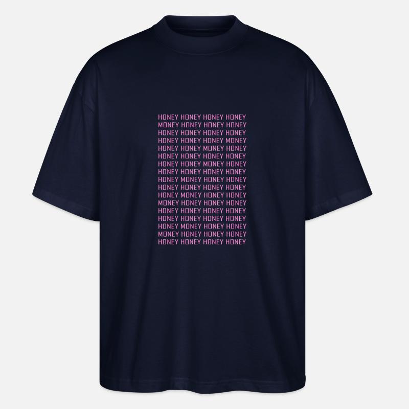 HONIG GELD - Stanley/Stella Oversized Unisex Bio T-Shirt Blaster 2.0 - Navy