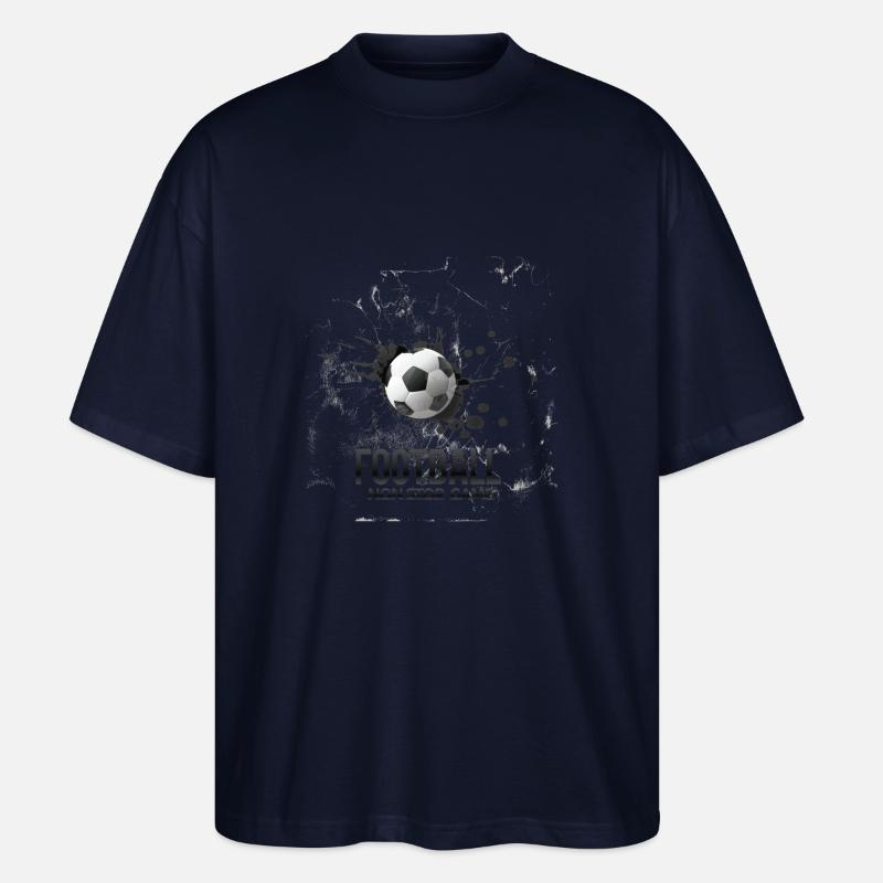 FUßBALL - Stanley/Stella Oversized Unisex Bio T-Shirt Blaster 2.0 - Navy