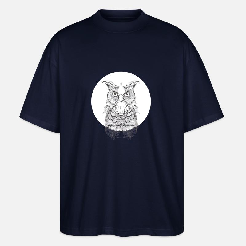Eule - Stanley/Stella Oversized Unisex Bio T-Shirt Blaster 2.0 - Navy