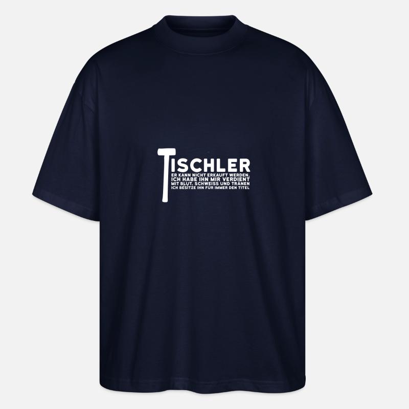 Tischler - Stanley/Stella Oversized Unisex Bio T-Shirt Blaster 2.0 - Navy