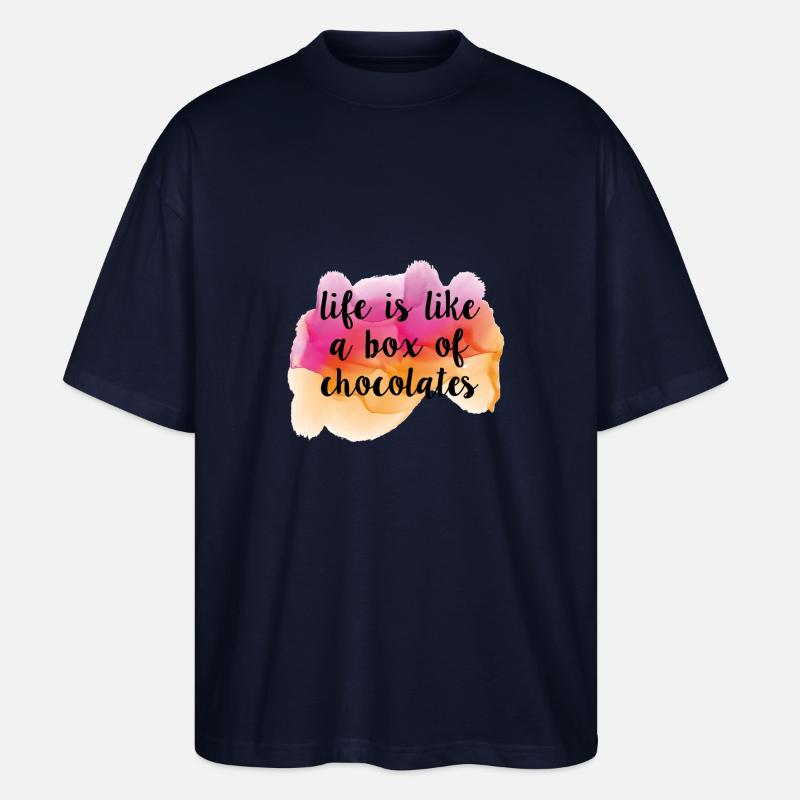 Chocolates - Stanley/Stella Oversized Unisex Bio T-Shirt Blaster 2.0 - Navy