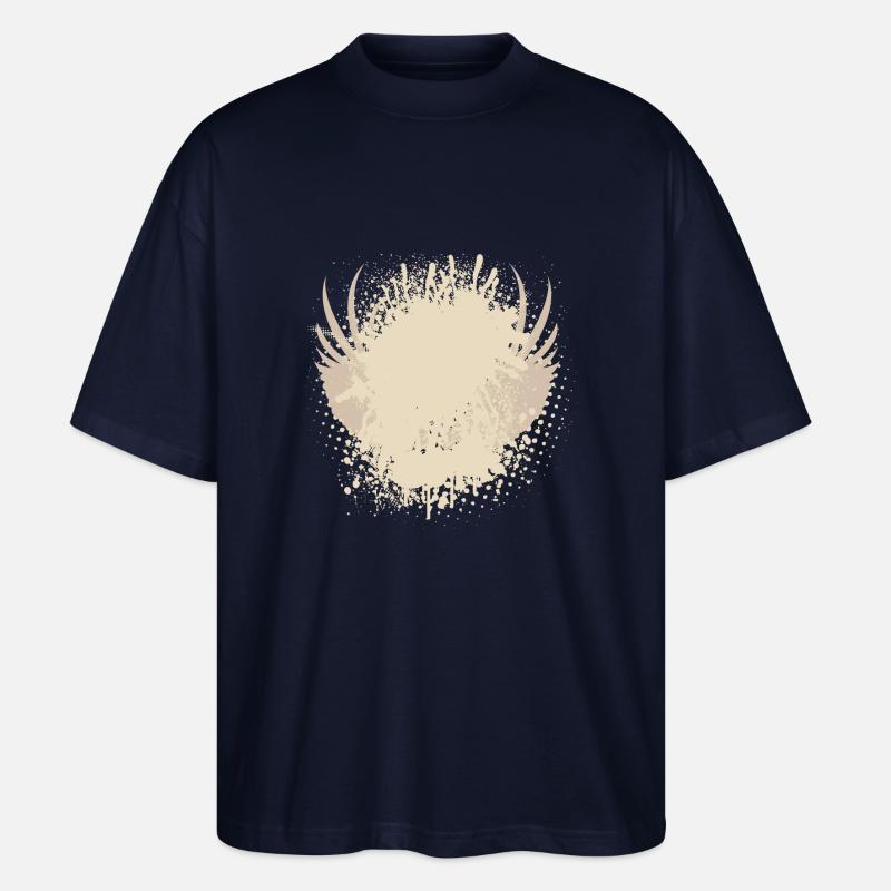 Vector background de - Stanley/Stella Oversized Unisex Bio T-Shirt Blaster 2.0 - Navy