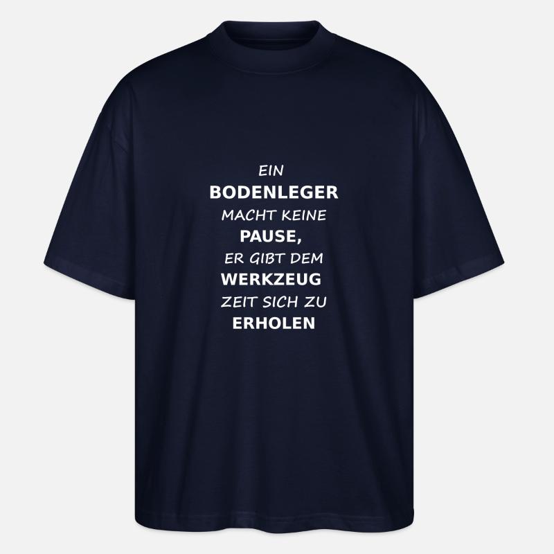 bodenleger - Stanley/Stella Oversized Unisex Bio T-Shirt Blaster 2.0 - Navy