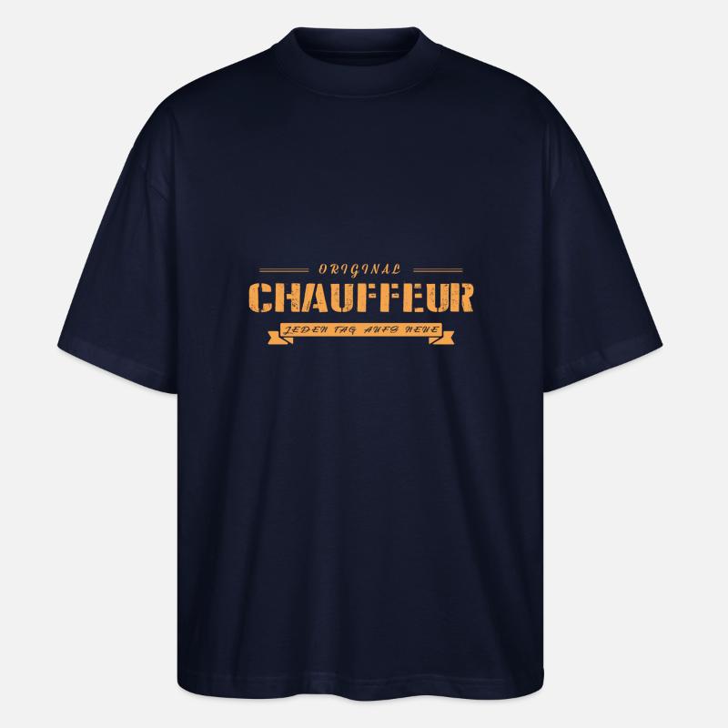 Der echte Chauffeur - Stanley/Stella Oversized Unisex Bio T-Shirt Blaster 2.0 - Navy