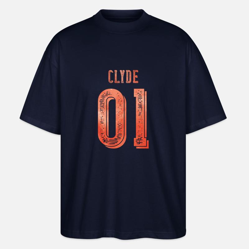 01 clyde - Stanley/Stella Oversized Unisex Bio T-Shirt Blaster 2.0 - Navy