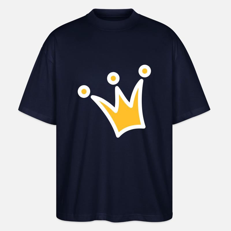 Princesse héritière Princesse héritière - T-shirt bio Blaster 2.0 coupe oversize Stanley/Stella Unisexe - marine