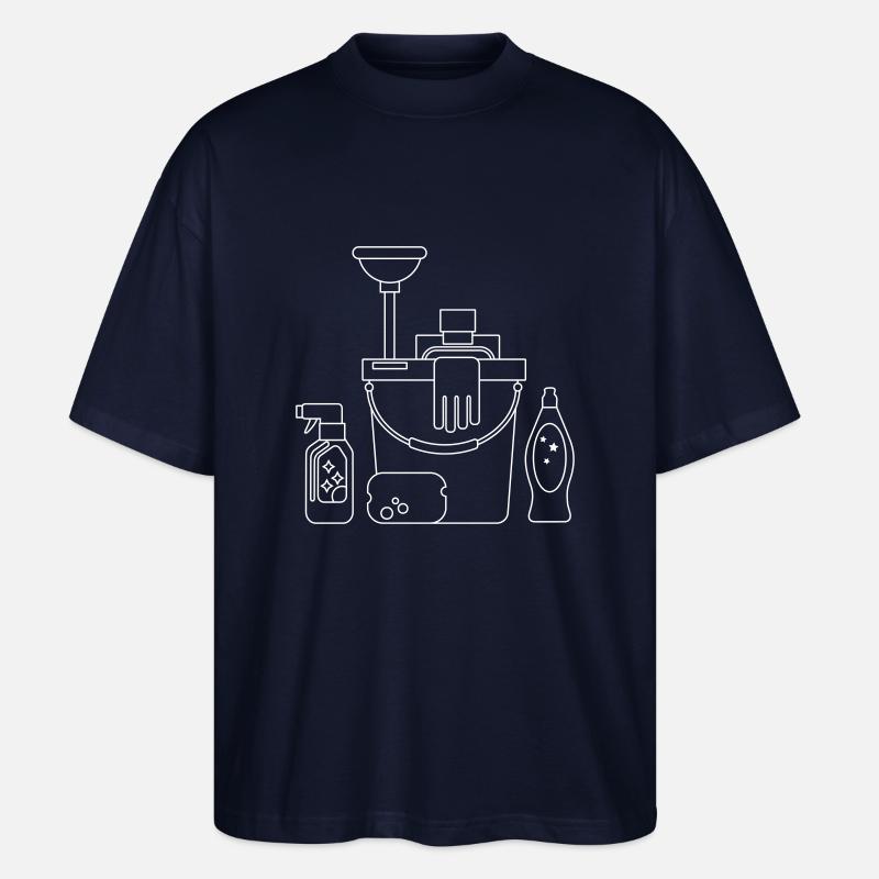 Putzeimer - T-shirt bio Blaster 2.0 coupe oversize Stanley/Stella Unisexe - marine