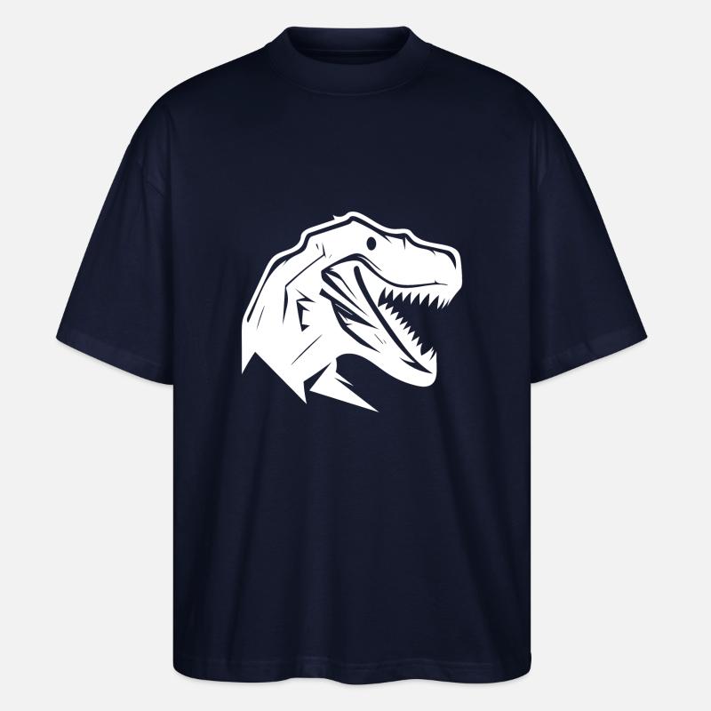Conception de ventilateur Dinosaur T-Rex - T-shirt bio Blaster 2.0 coupe oversize Stanley/Stella Unisexe - marine