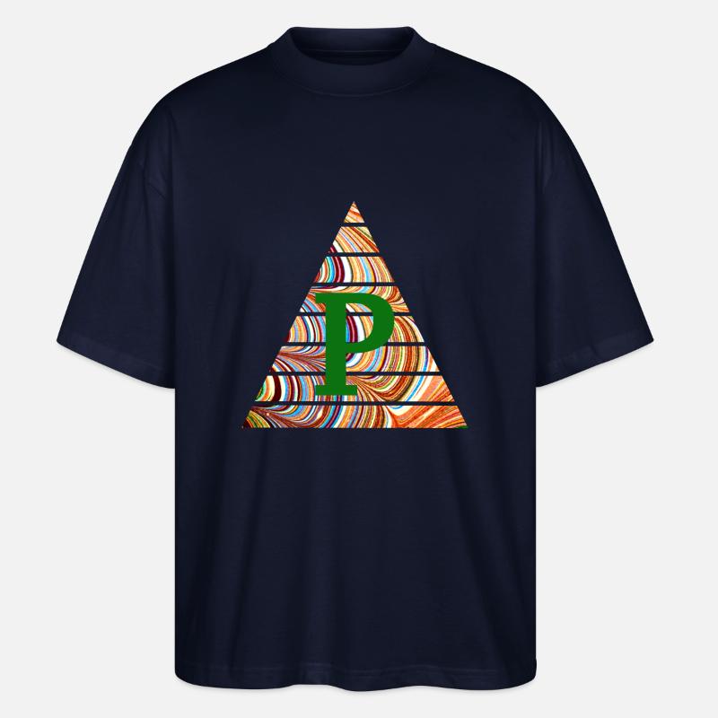Triangle E 56 P - Stanley/Stella Oversized Unisex Organic T-shirt Blaster 2.0 - navy