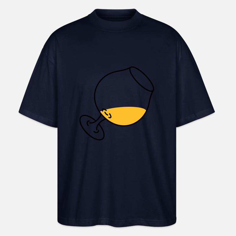 Cognacglas - Stanley/Stella Oversized Unisex Bio T-Shirt Blaster 2.0 - Navy