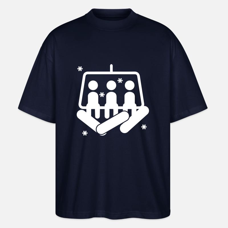 Snowboard - Stanley/Stella Oversized Unisex Bio T-Shirt Blaster 2.0 - Navy