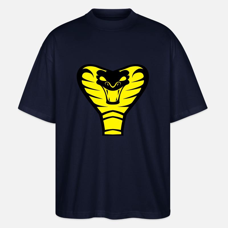 kobra_02 - Stanley/Stella Oversized Unisex Bio T-Shirt Blaster 2.0 - Navy