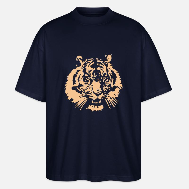 tigerface - Stanley/Stella Oversized Unisex Bio T-Shirt Blaster 2.0 - Navy