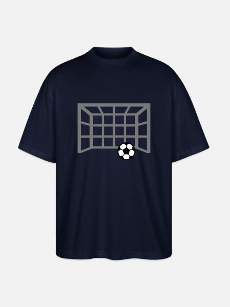 Fußballtor - Stanley/Stella Oversized Unisex Bio T-Shirt Blaster 2.0 - Navy