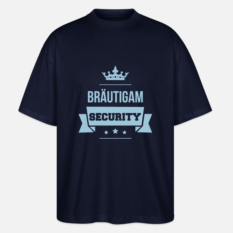 Bräutigam Security - Stanley/Stella Oversized Unisex Bio T-Shirt Blaster 2.0 - Navy
