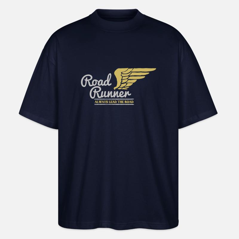 Biker Bild - Stanley/Stella Oversized Unisex Bio T-Shirt Blaster 2.0 - Navy