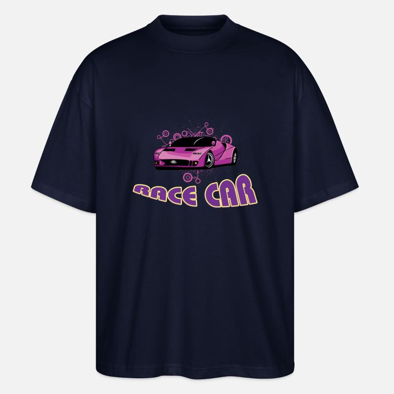 Rennauto - Stanley/Stella Oversized Unisex Bio T-Shirt Blaster 2.0 - Navy