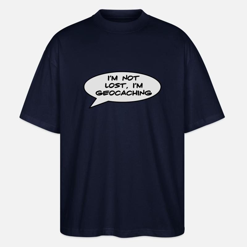 Geocaching - Stanley/Stella Oversized Unisex Bio T-Shirt Blaster 2.0 - Navy