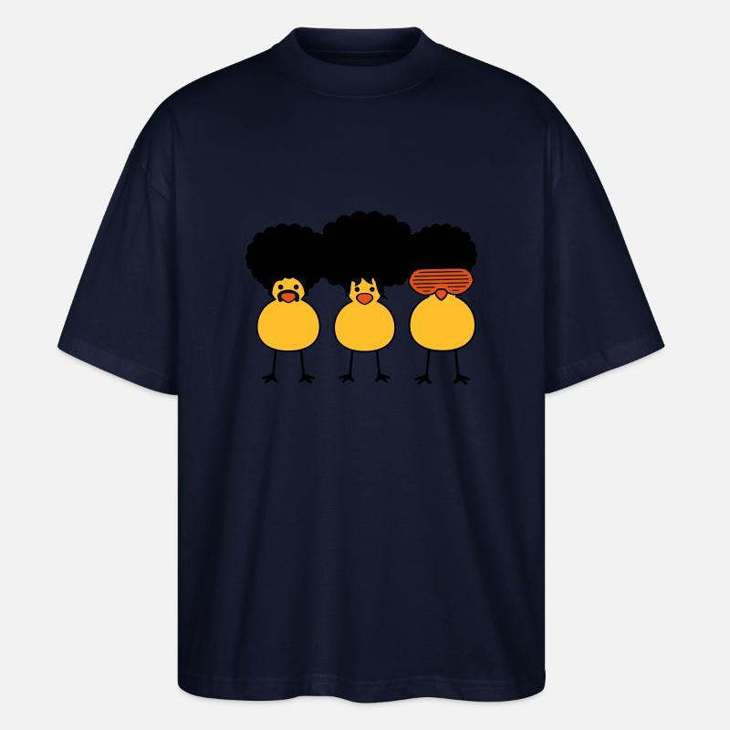 Funky Chicks - Stanley/Stella Oversized Unisex Bio T-Shirt Blaster 2.0 - Navy