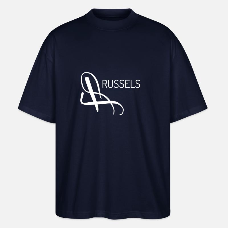 Bébé de Bruxelles - T-shirt bio Blaster 2.0 coupe oversize Stanley/Stella Unisexe - marine