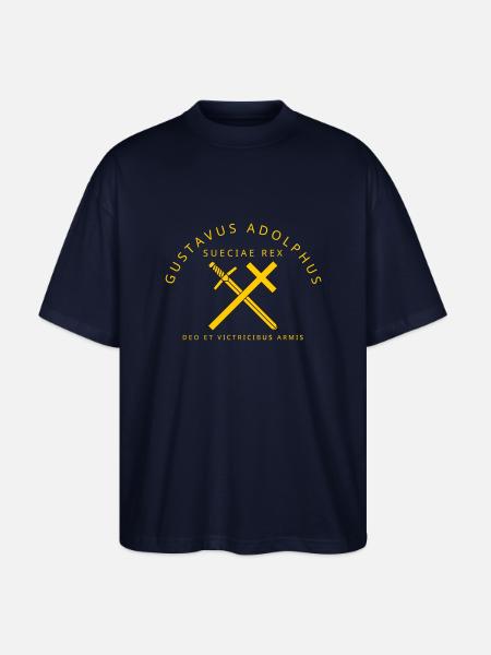 Gustavus Adolphus - Stanley/Stella Oversized Unisex Organic T-shirt Blaster 2.0 - navy