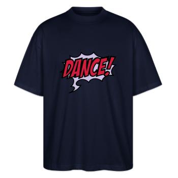 tanzen - Stanley/Stella Oversized Unisex Bio T-Shirt Blaster 2.0 - Navy - Vorne - Alina (178cm) & Michal (187cm)